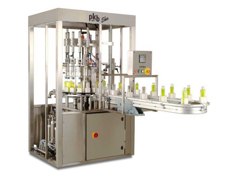 PKB EKO PERFUME MINIATURES : entry-level filling/capping machine up to 60 bpm