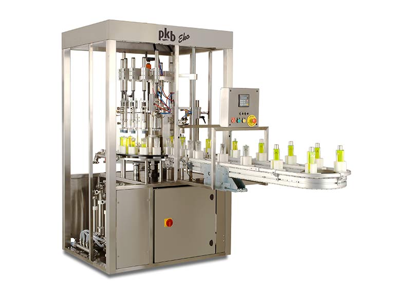 PKB EKO Hair-dye : filling and capping machine up to 35/40 bpm