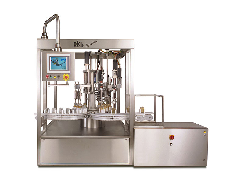 PKB SYNCHRO Hair-dye : filling and capping machine up to 60 bpm